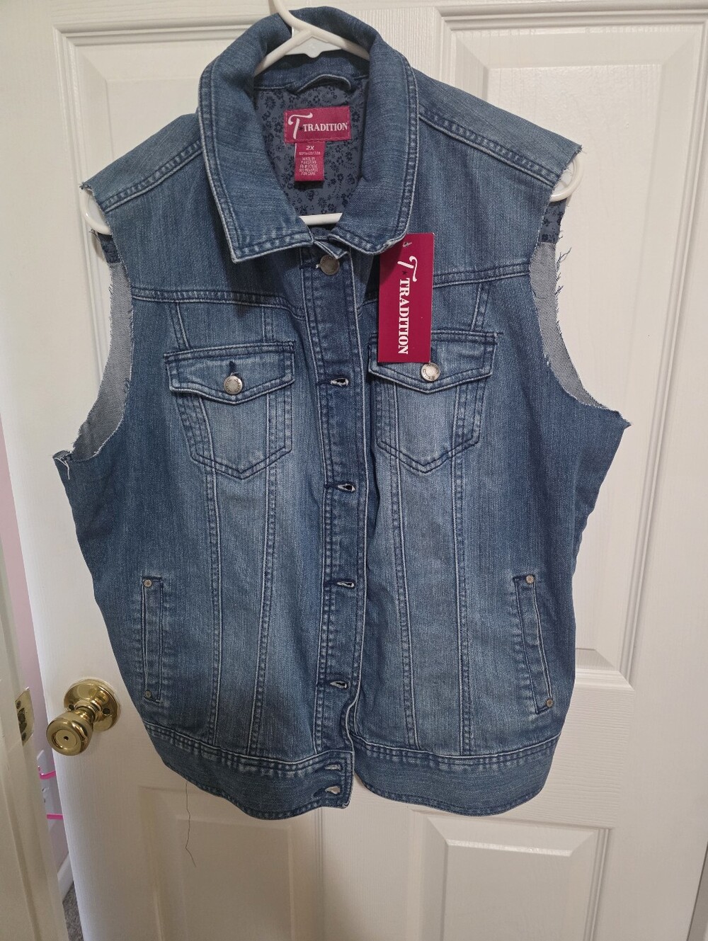 Women’s Denim Vest - Blue NWT